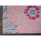 Homeroots 7 x 10 ft. Gray & Pink Tropical Flower Area Rug 385427 - alternate 1